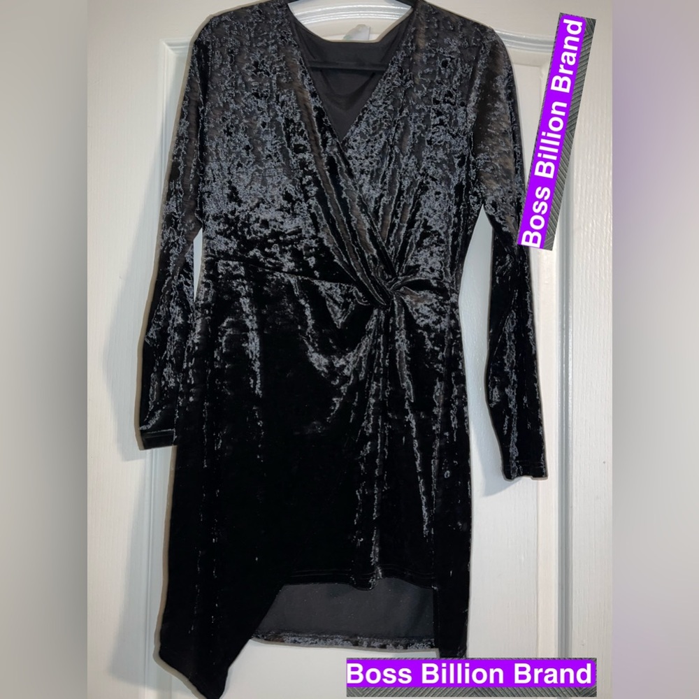 BLACK CRUSHED VELVET - ASHLEE NICHOLS by AMARYLLIS - MED